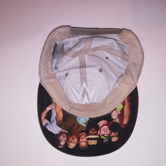 Genuine Snapback Adult Mens Womens Unisex Cap Hat WWE Wrestling Camo Gray Preown - Picture 13 of 16